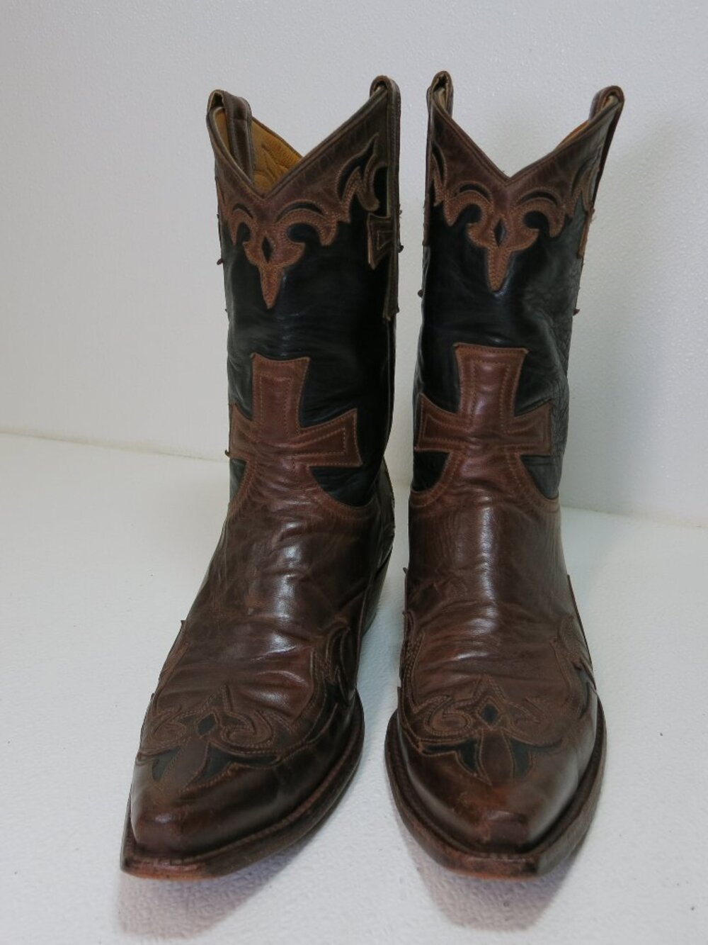Old Gringo Cross Snip Toe Leather Western Cowgirl Cowboy Boots Footwear Mexico 9 - Picture 5 of 7